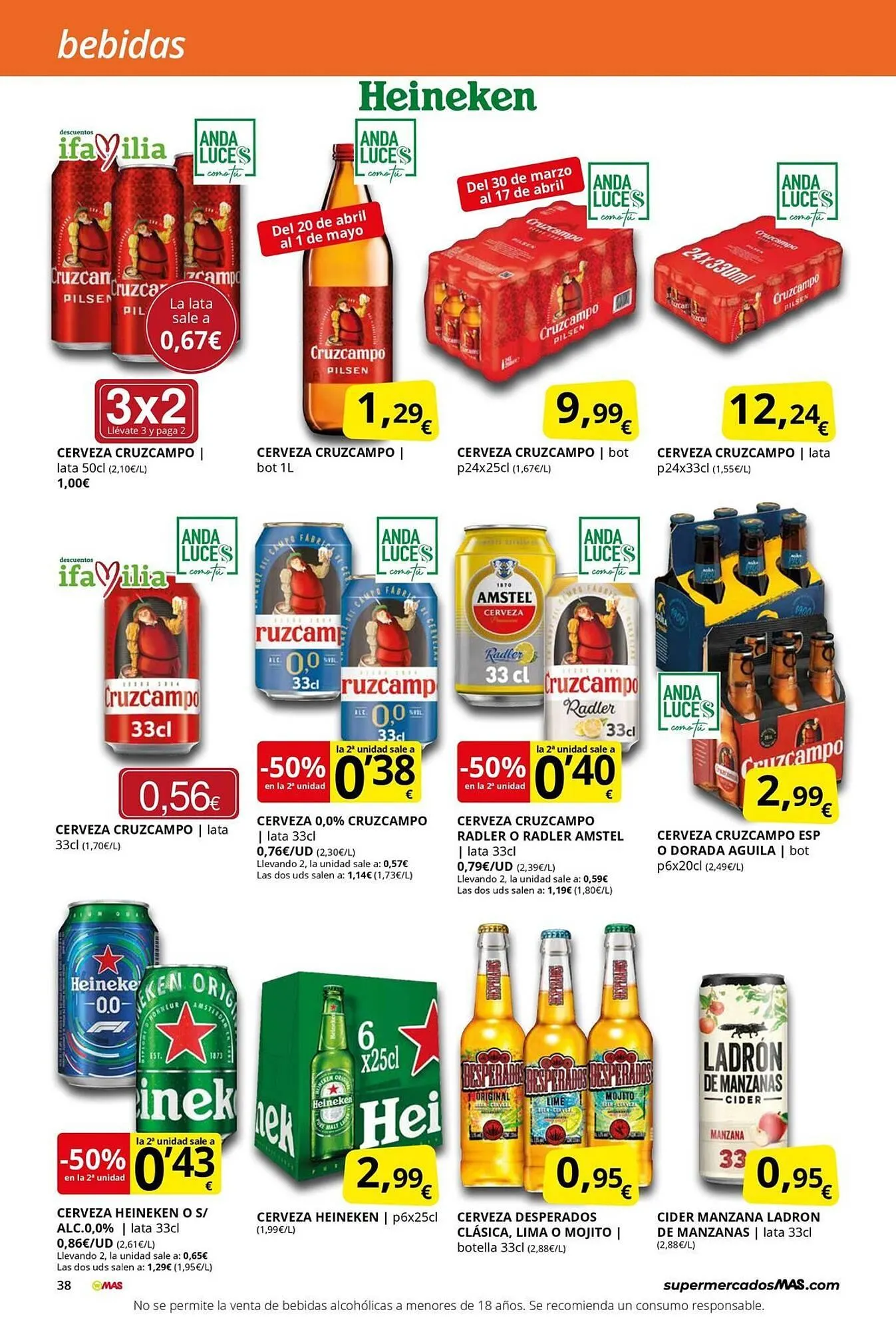Catálogo de Folleto Supermercados MAS 27 de marzo al 29 de abril 2026 - Página 38