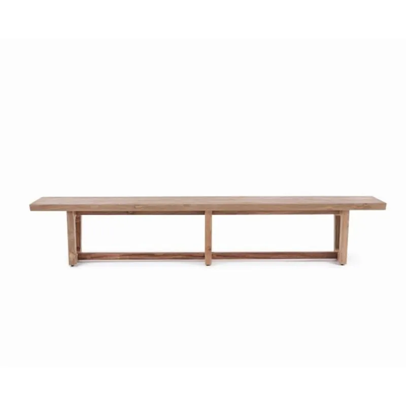 Outdoor teak bench, Rancho
