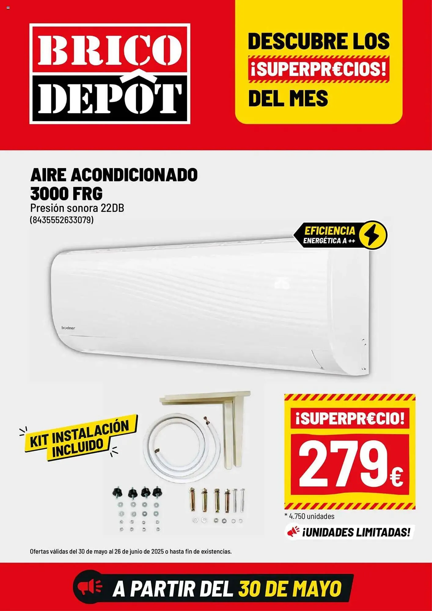 Catálogo de Folleto Brico Depôt 30 de mayo al 26 de junio 2025 - Página 1