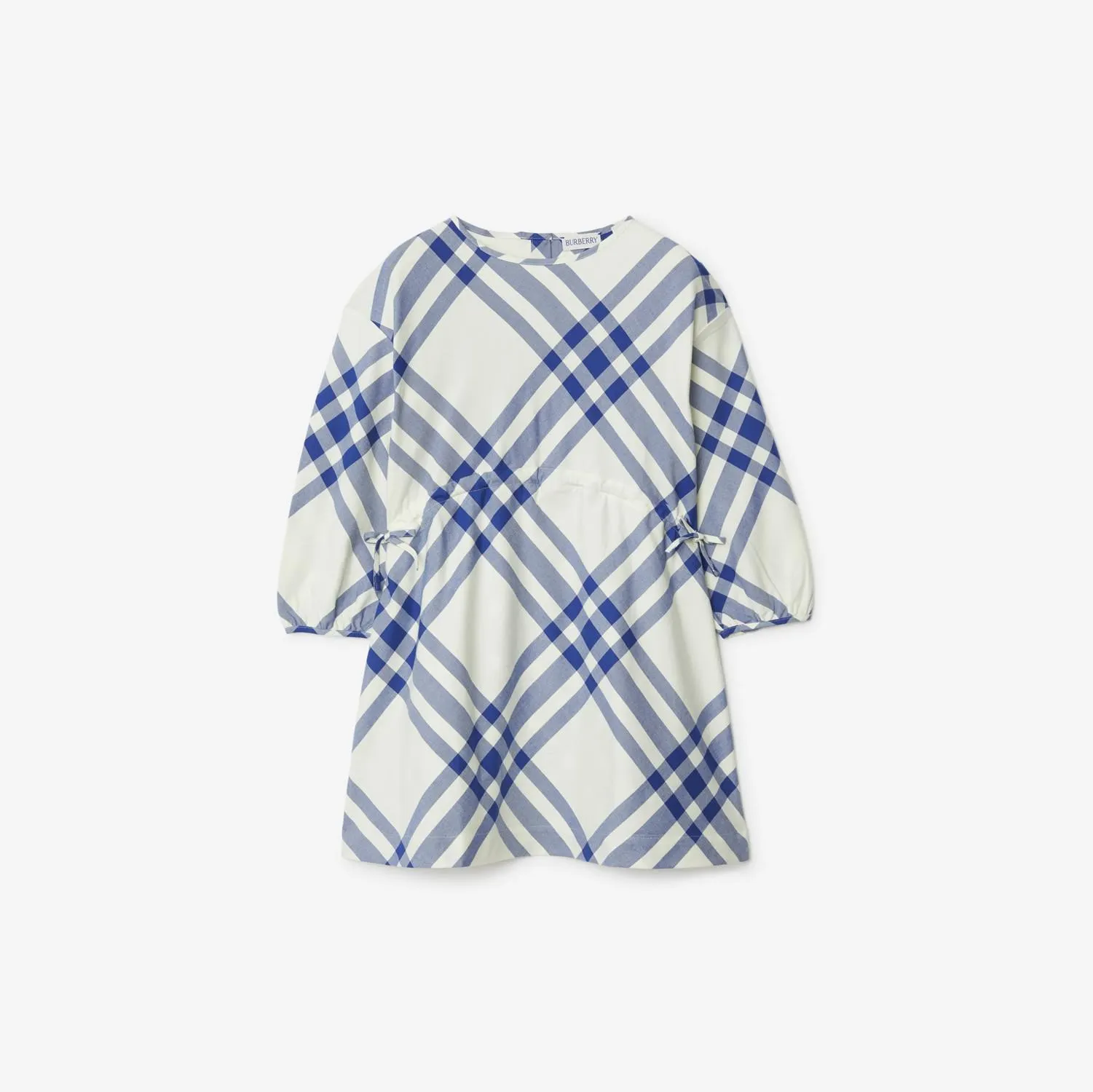 Vestido en algodón a cuadros