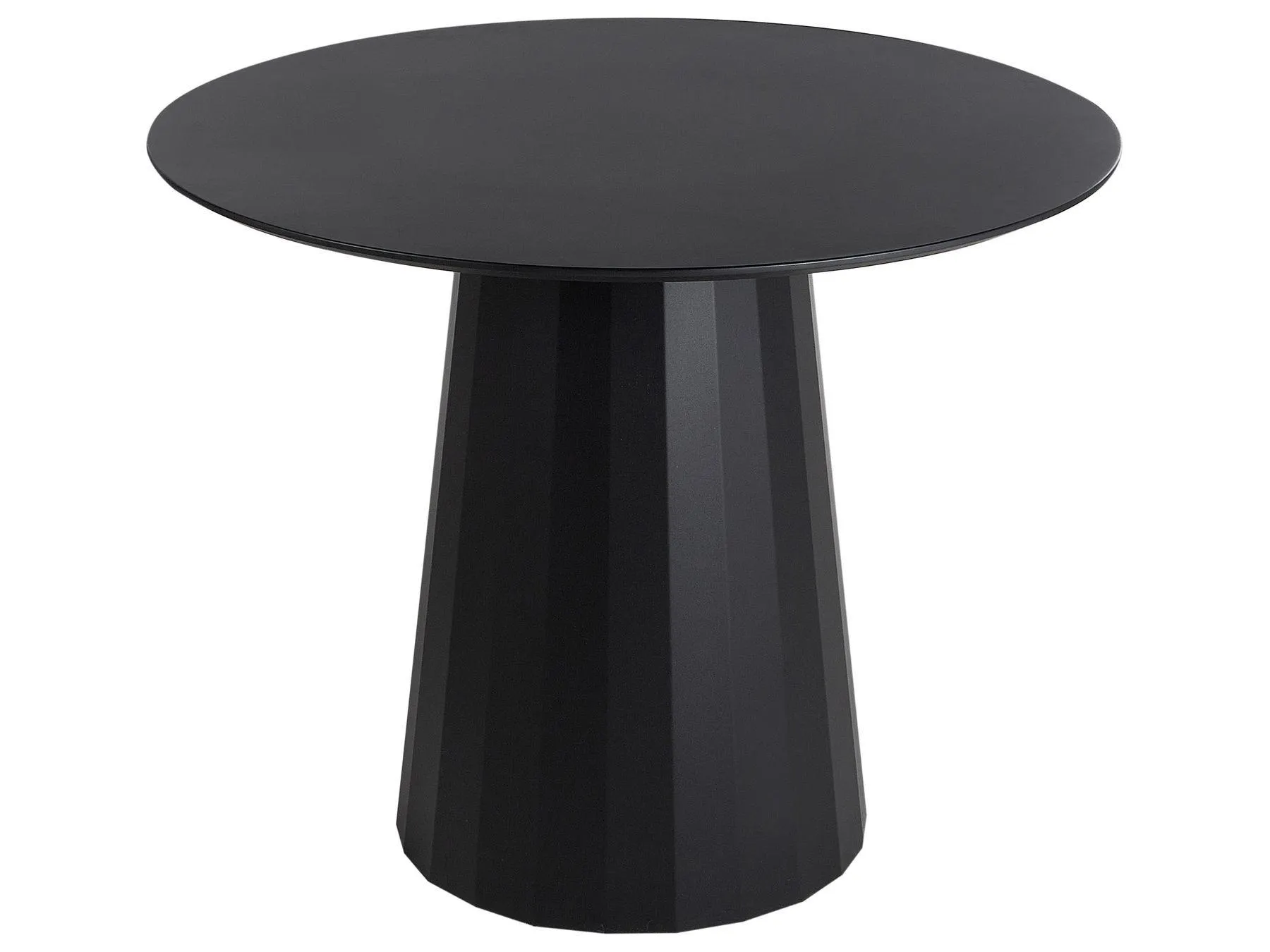 Mesa de comedor PLATO Negro 100 cm 100 cm Metal