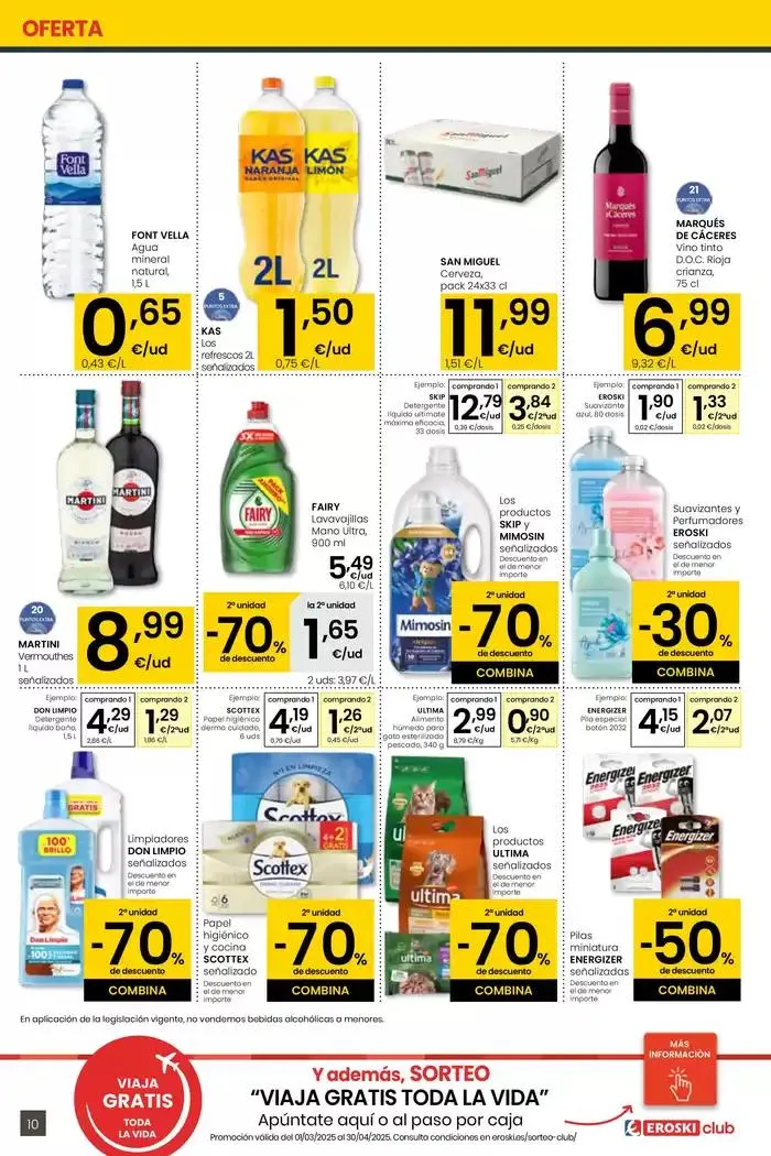 Catálogo de Precio más bajo EROSKI CITY 27 de marzo al 8 de abril 2025 - Página 10