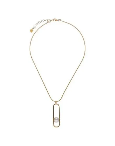 Colgante Atenea con cadena y perla redonda