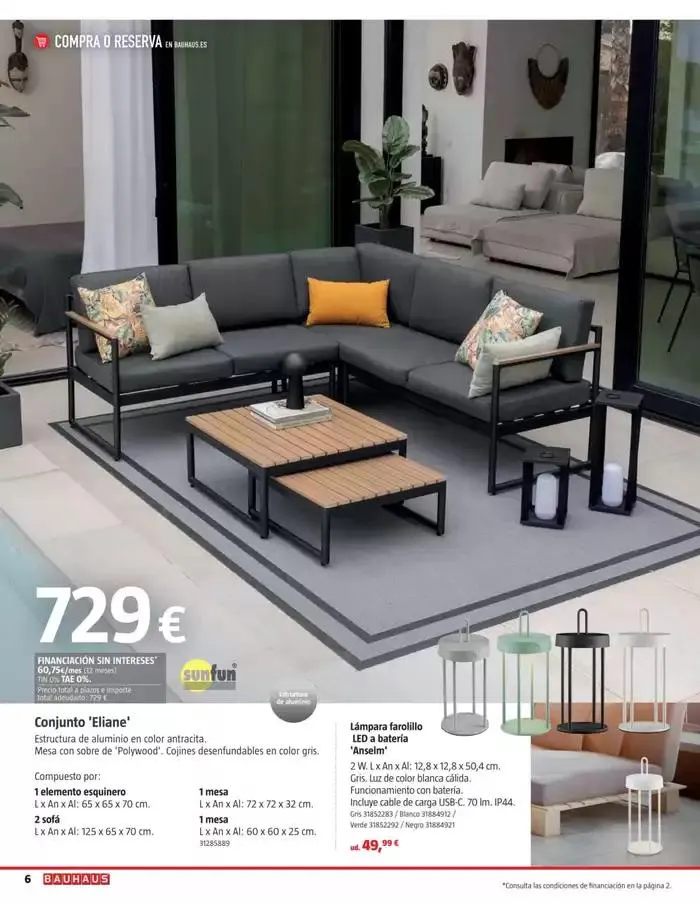 Catálogo de Bauhaus Verano 1 de junio al 31 de agosto 2025 - Página 6