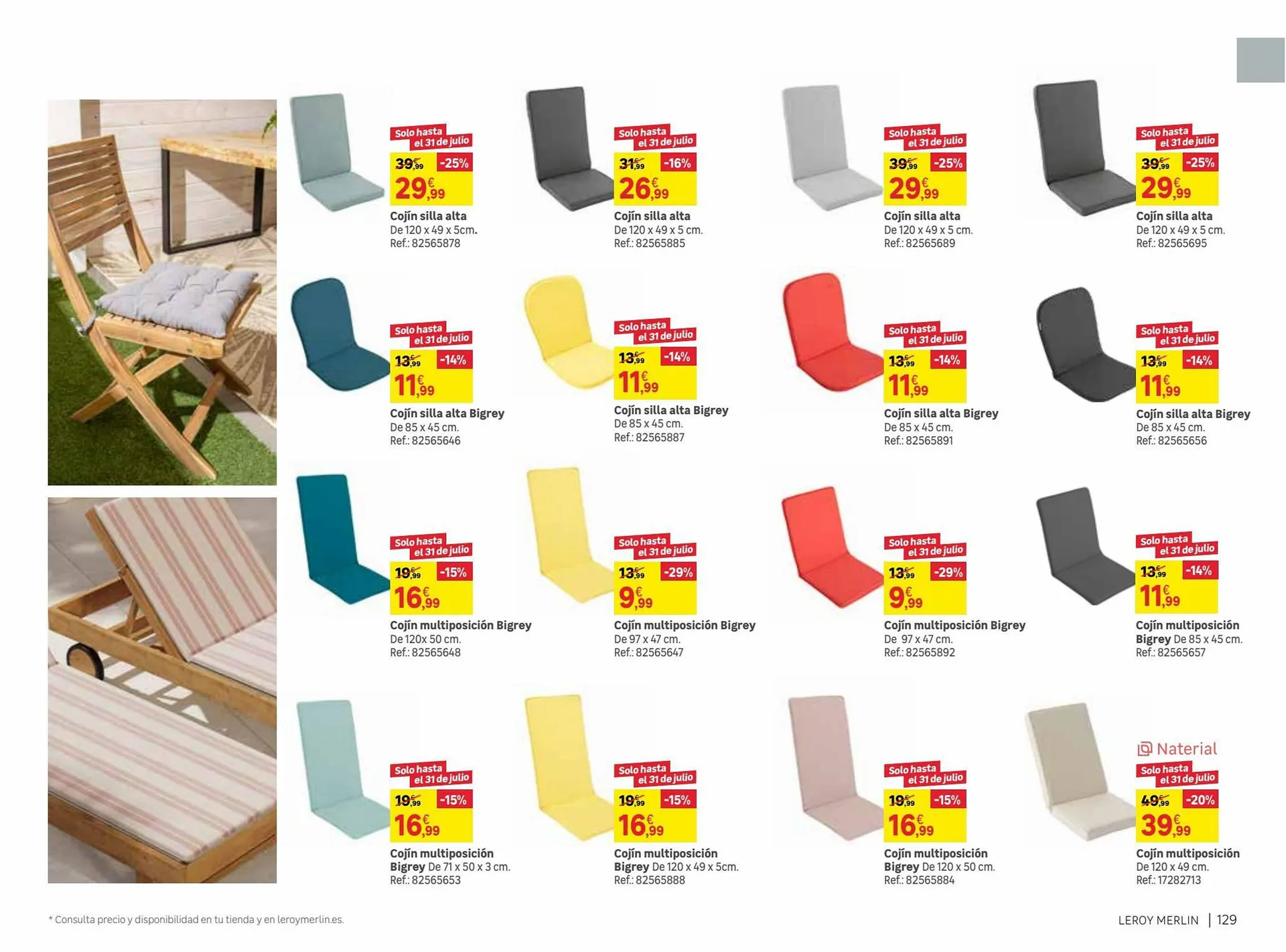 Catálogo de Folleto Leroy Merlin 9 de junio al 31 de julio 2023 - Página 129