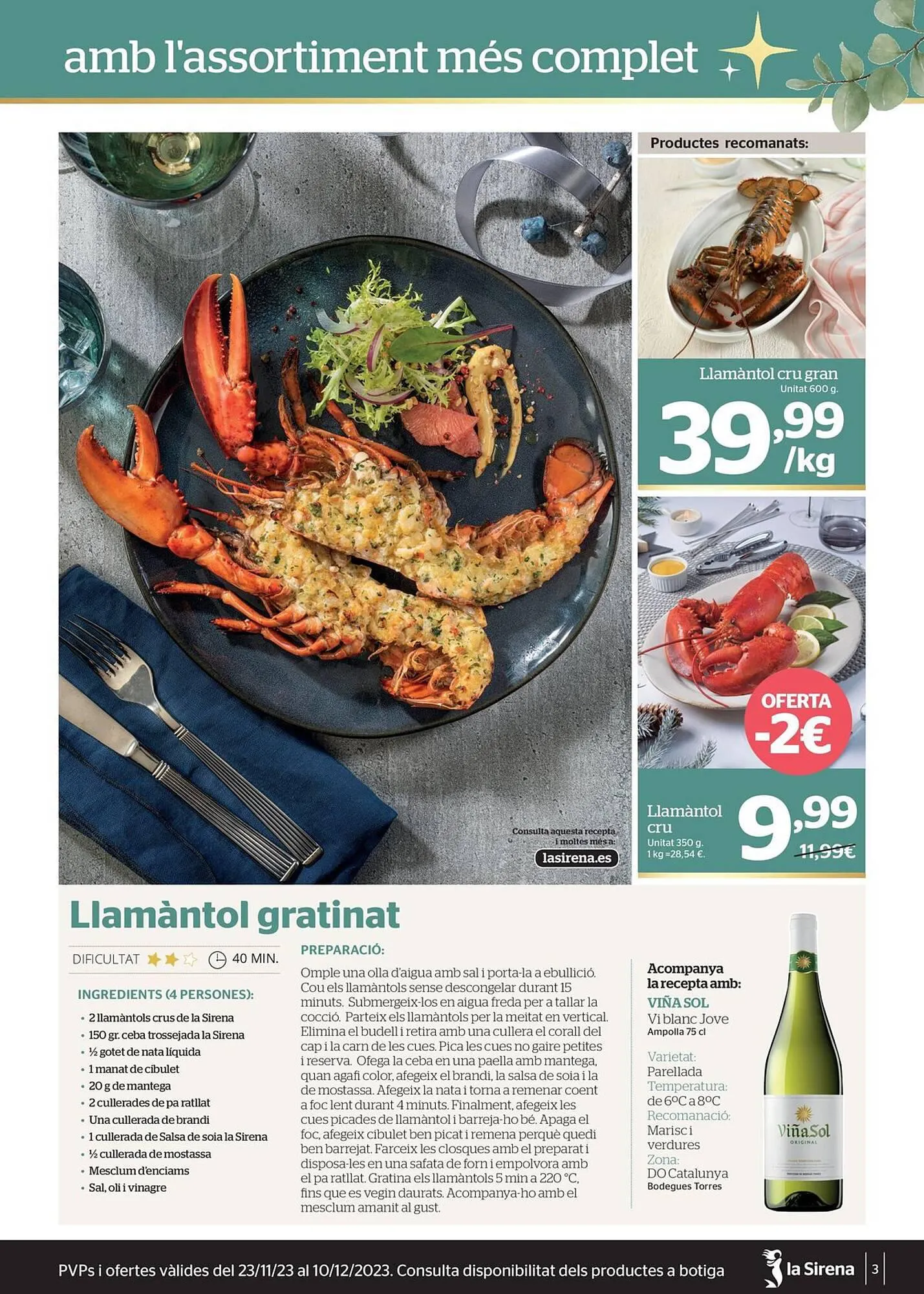 Catálogo de Folleto La Sirena 23 de noviembre al 10 de diciembre 2023 - Página 3