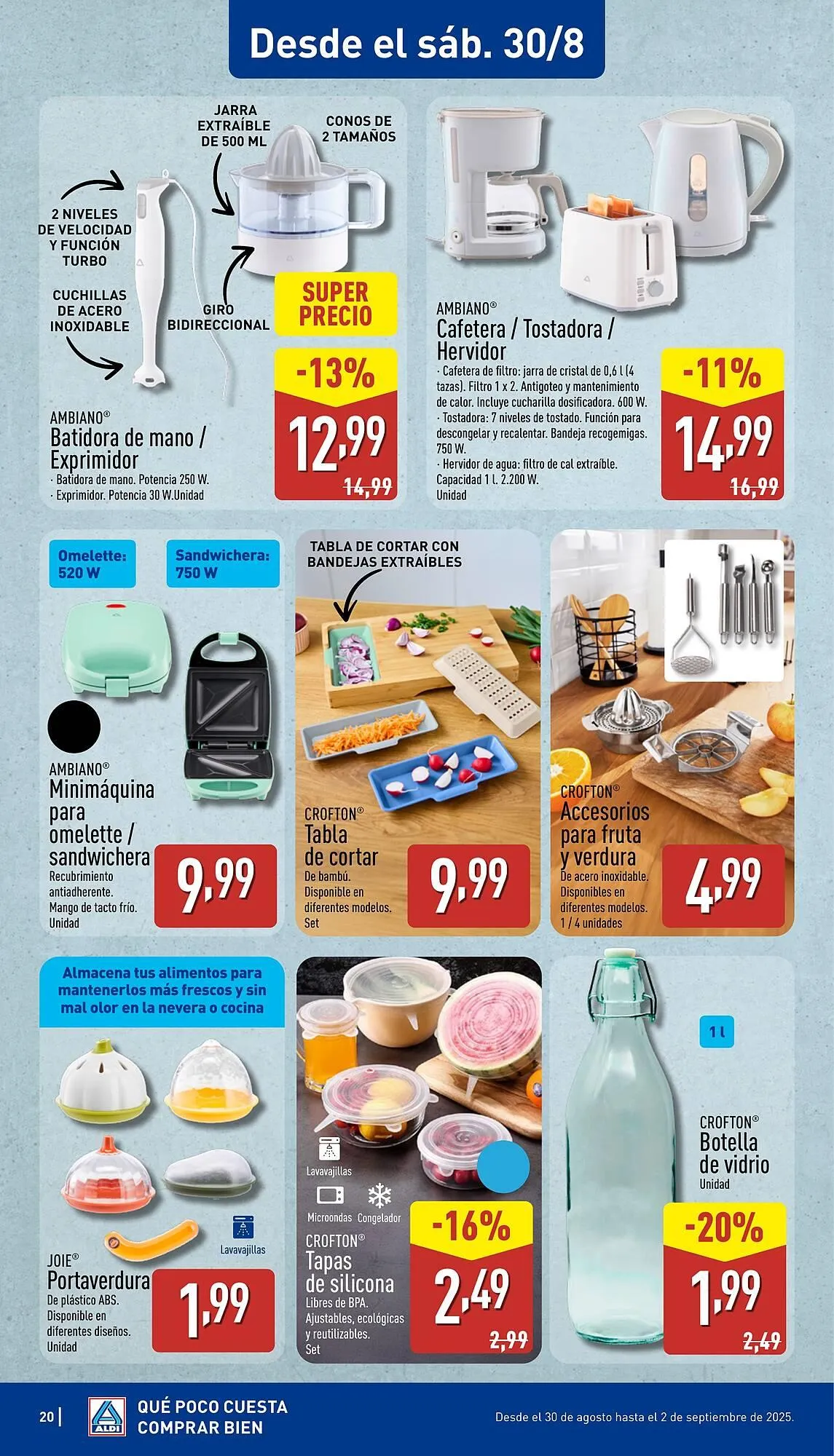 Catálogo de Folleto ALDI 25 de agosto al 31 de agosto 2025 - Página 20