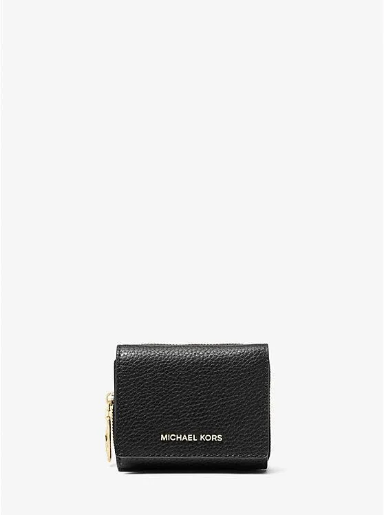 Empire Small Pebbled Leather Tri-Fold Wallet