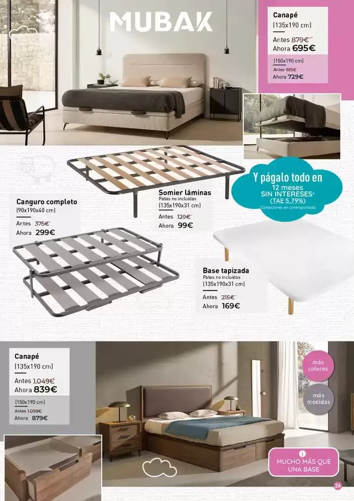 Catálogo de Sofás y Descanso Mubak: ¡Ni tan mal! 2 de abril al 30 de junio 2025 - Página 26