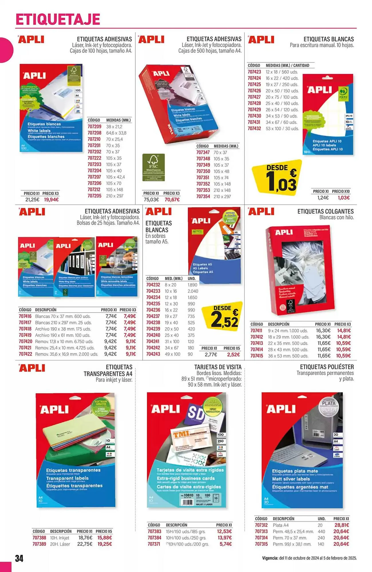 Catálogo de Folleto Carlin 14 de octubre al 5 de febrero 2025 - Página 34