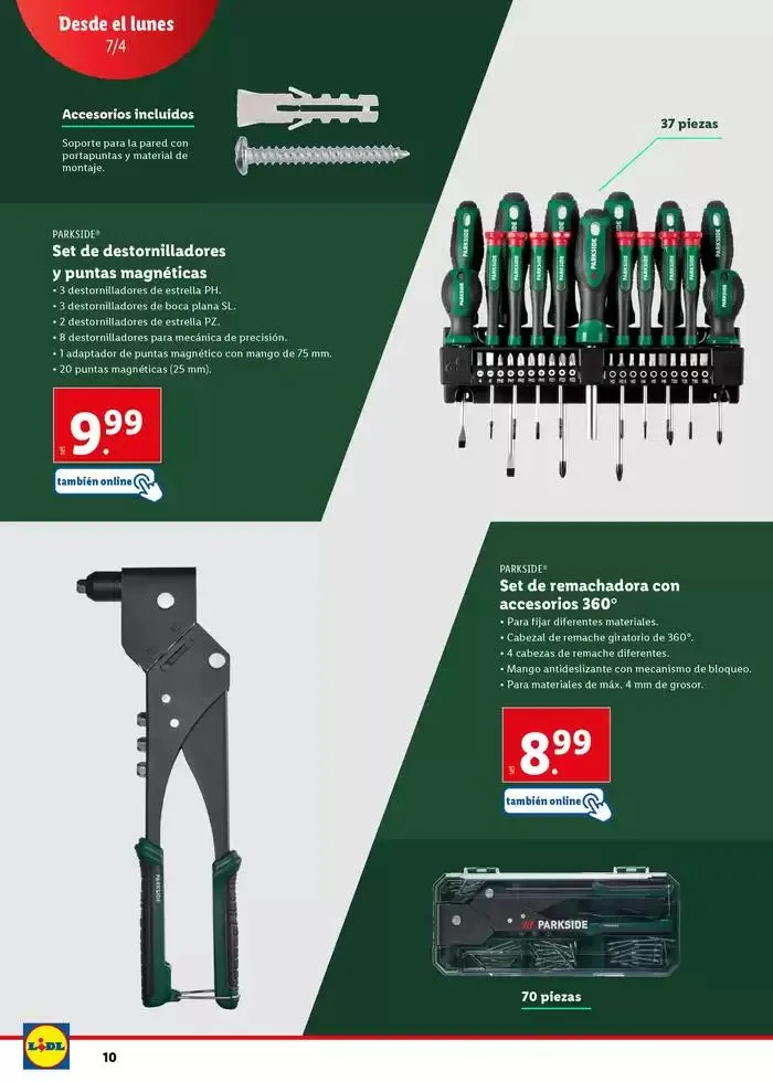 Catálogo de Parside Lidl 3 de marzo al 30 de marzo 2025 - Página 10