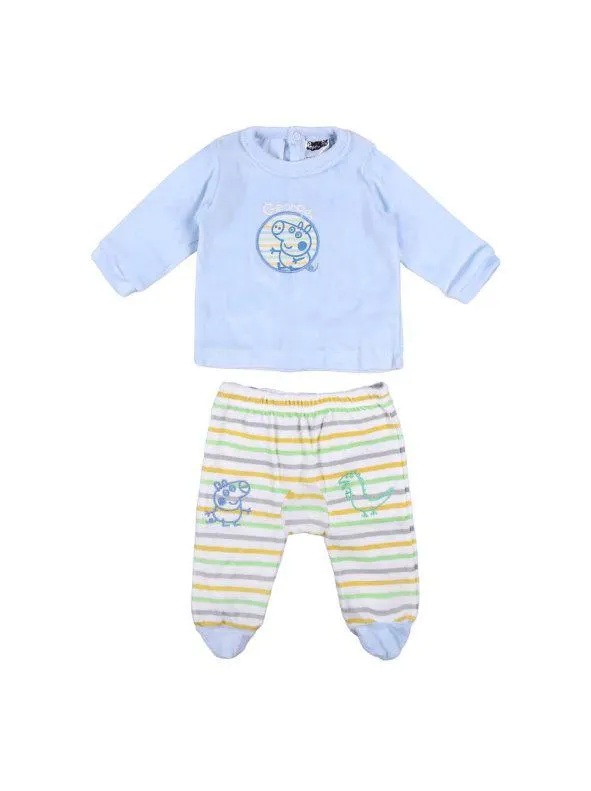 Pijama 2 piezas de bebé de franela