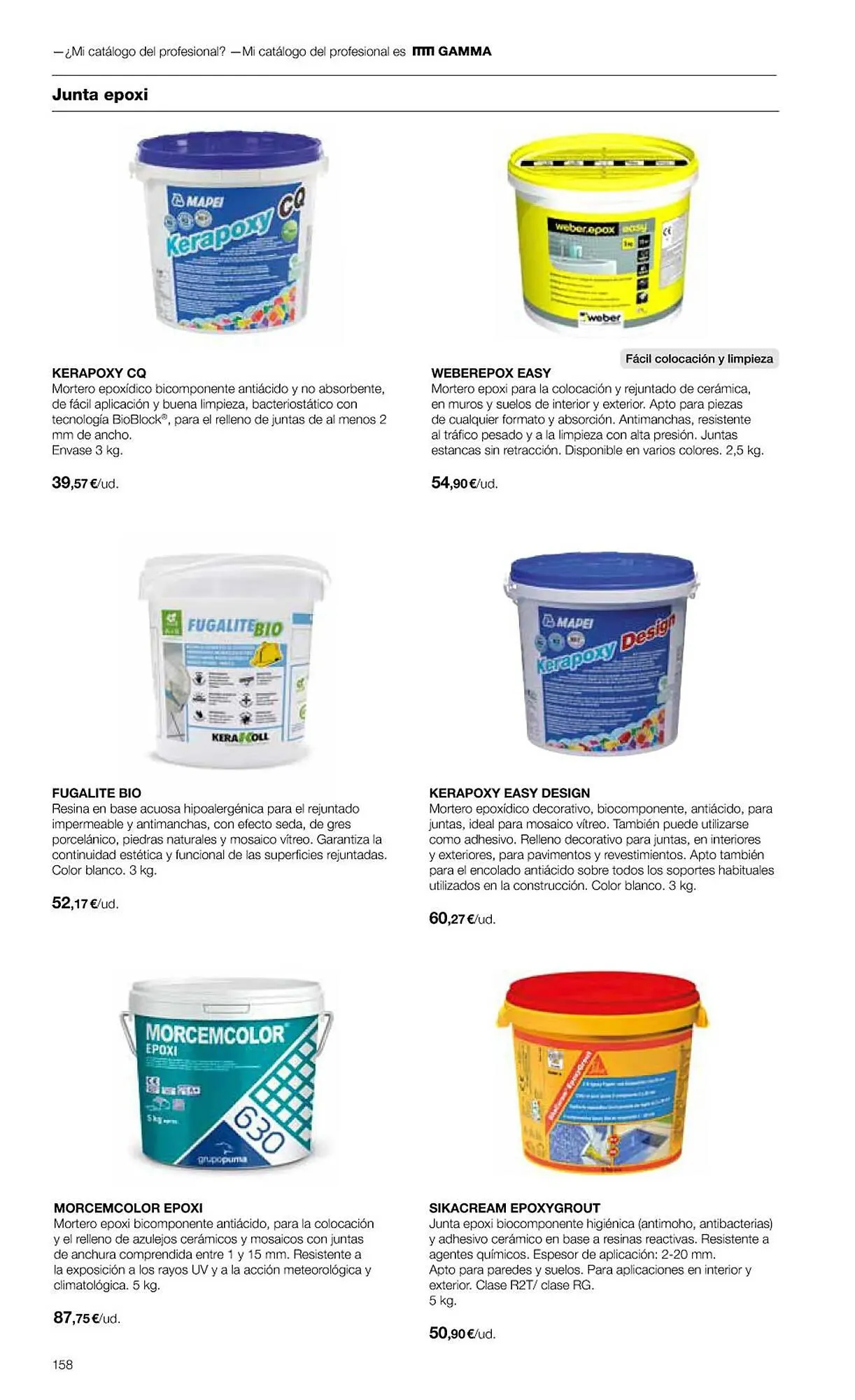 Catálogo de Folleto Grup Gamma 1 de febrero al 31 de diciembre 2023 - Página 160