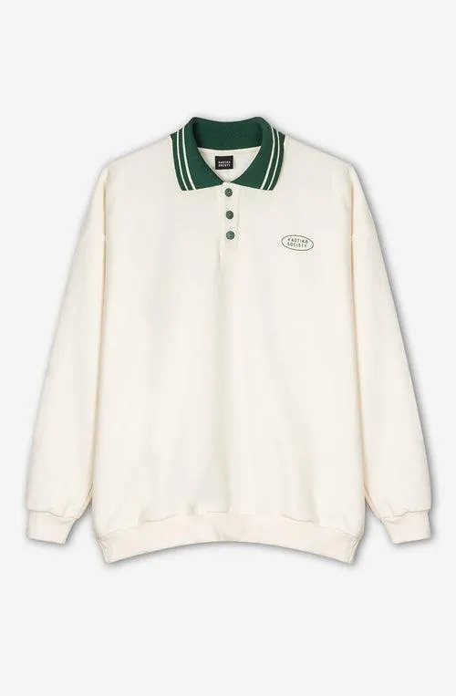 Sudadera The Black Cat Angels Ivory/ Green