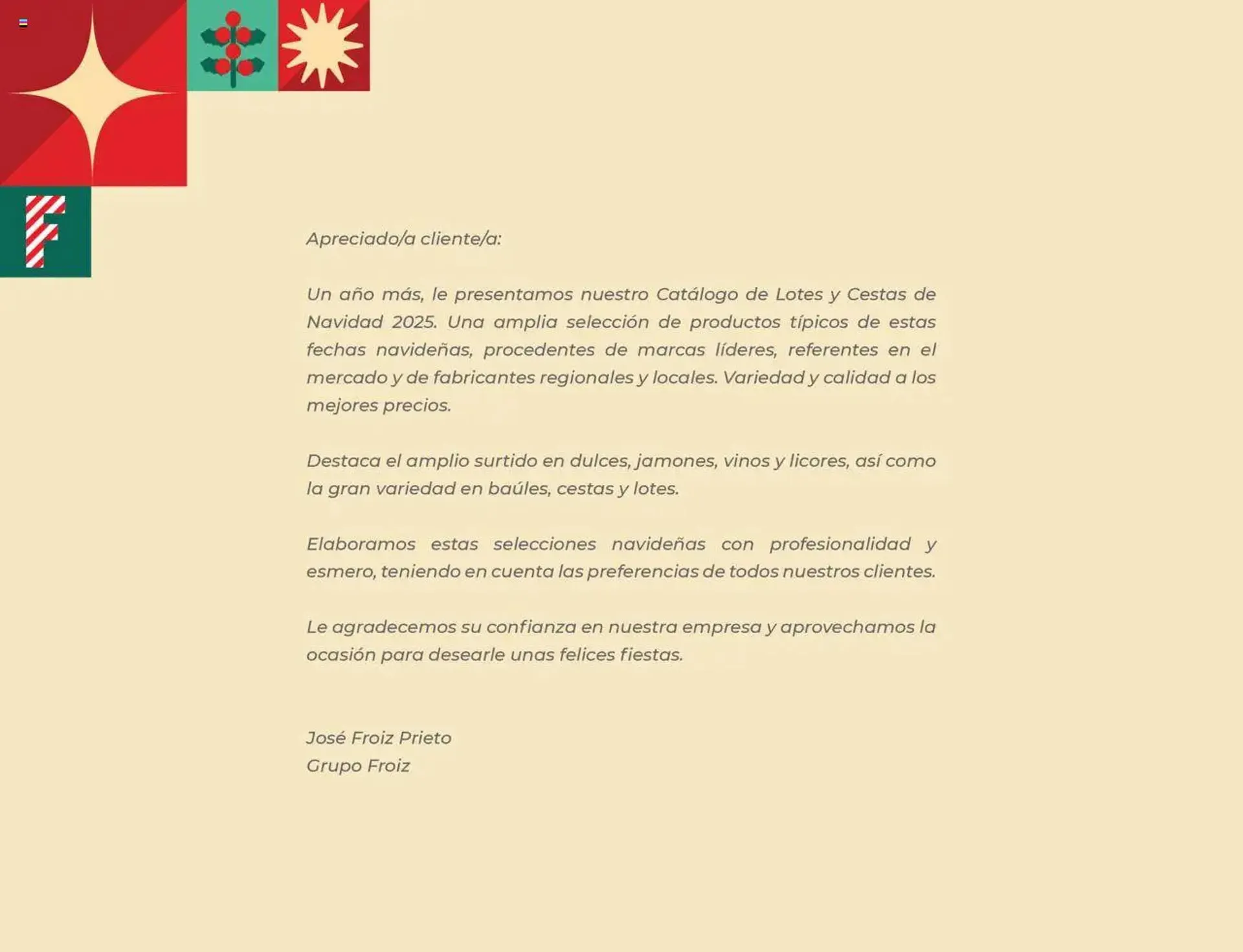 Catálogo de Folleto FROIZ 16 de octubre al 31 de diciembre 2025 - Página 2