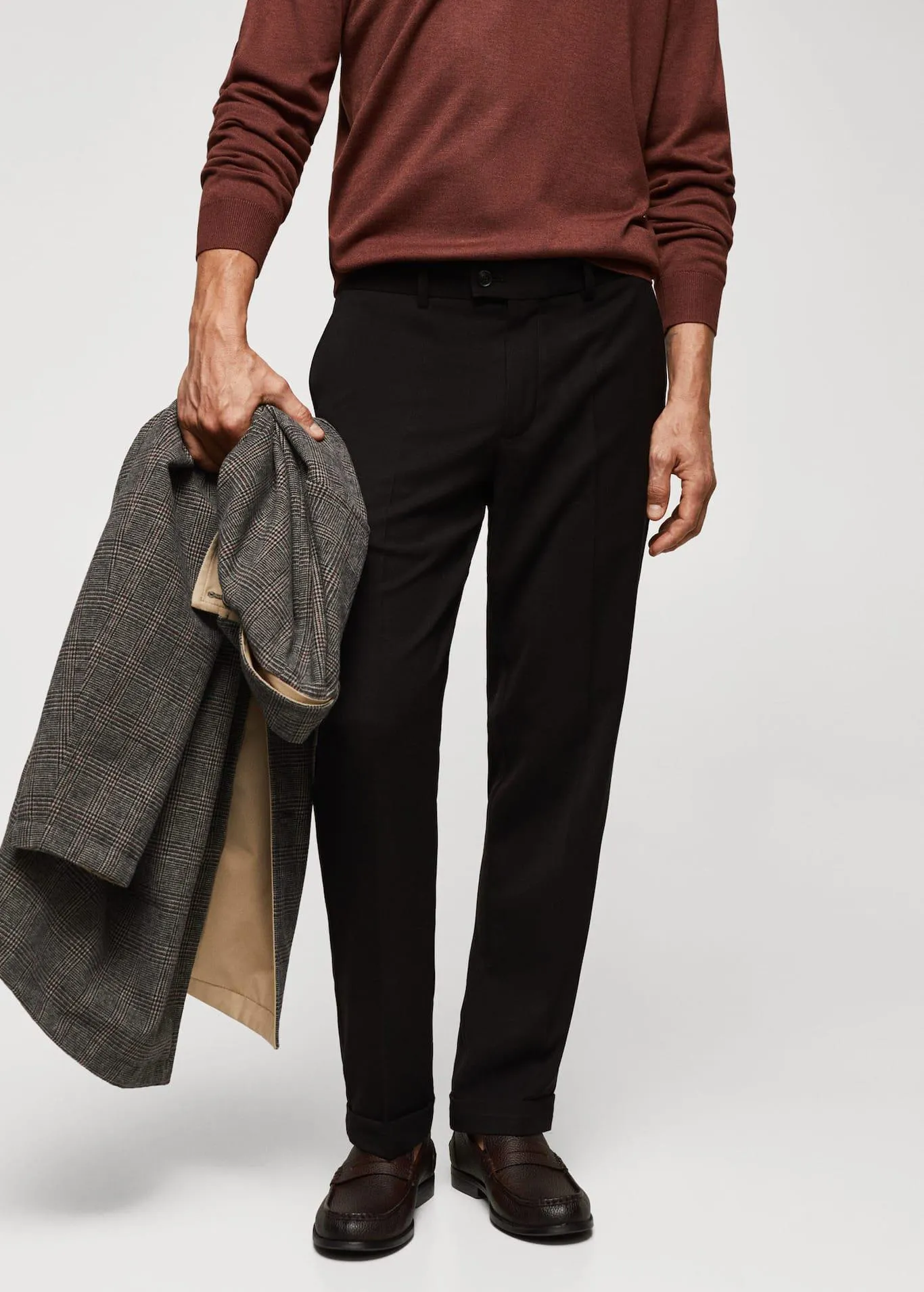 Nadrág slim fit újrafeldolgozott anyagból