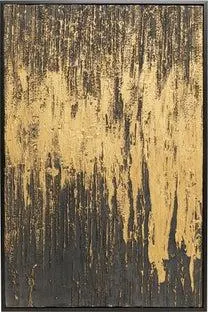 Cuadro Abstract negro 80x120cm