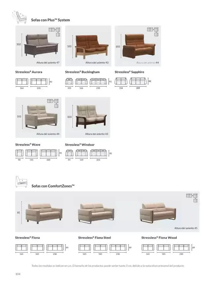 Catálogo de Catálogo Stressless 7 de marzo al 31 de agosto 2025 - Página 104