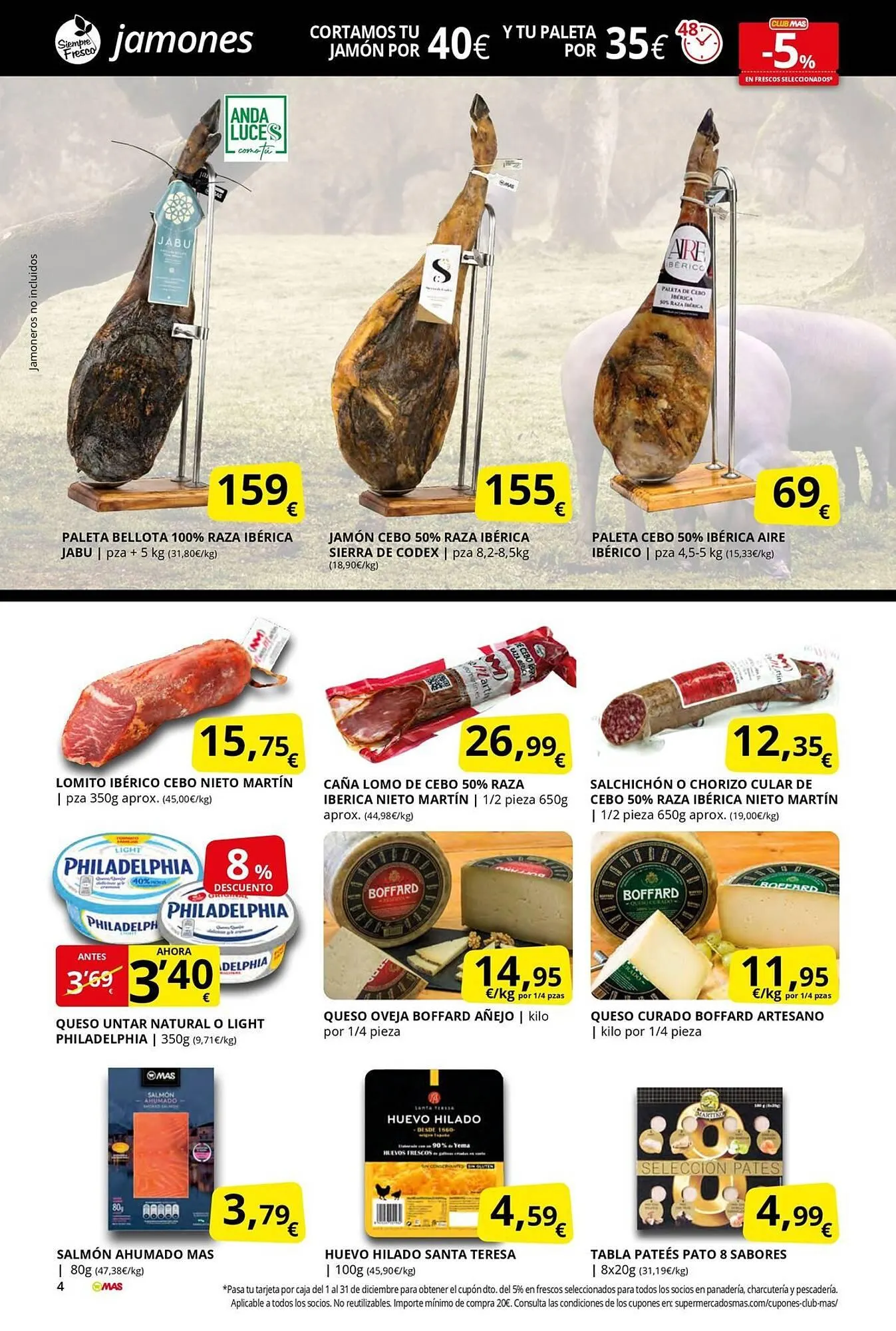 Catálogo de Folleto Supermercados MAS 19 de diciembre al 5 de enero 2026 - Página 4