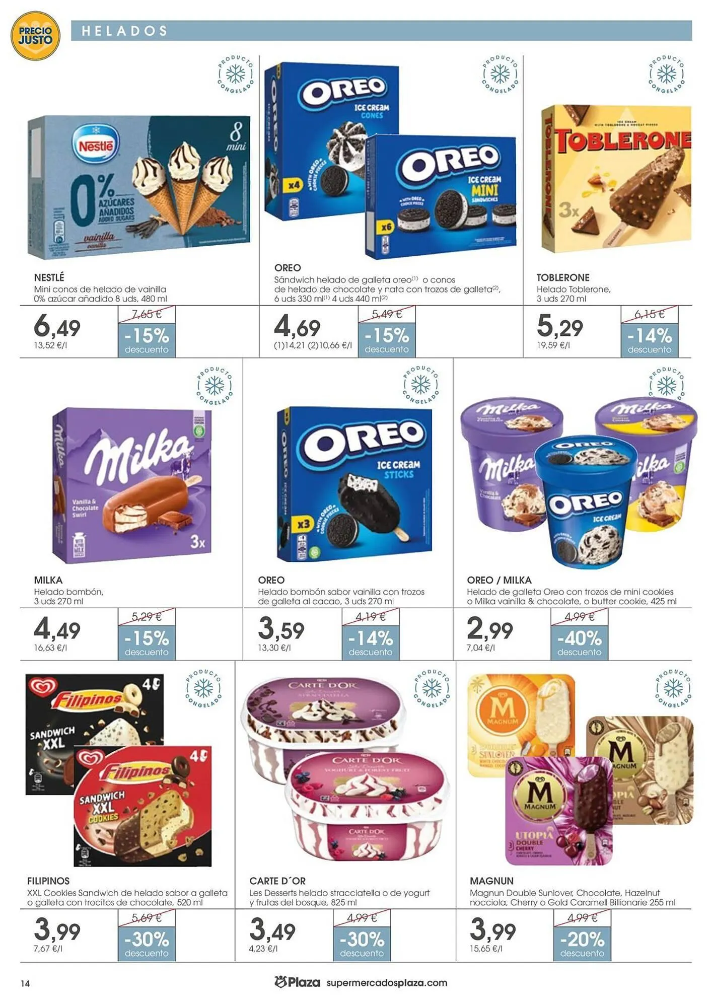 Catálogo de Folleto Supermercados Plaza 11 de julio al 30 de julio 2025 - Página 14