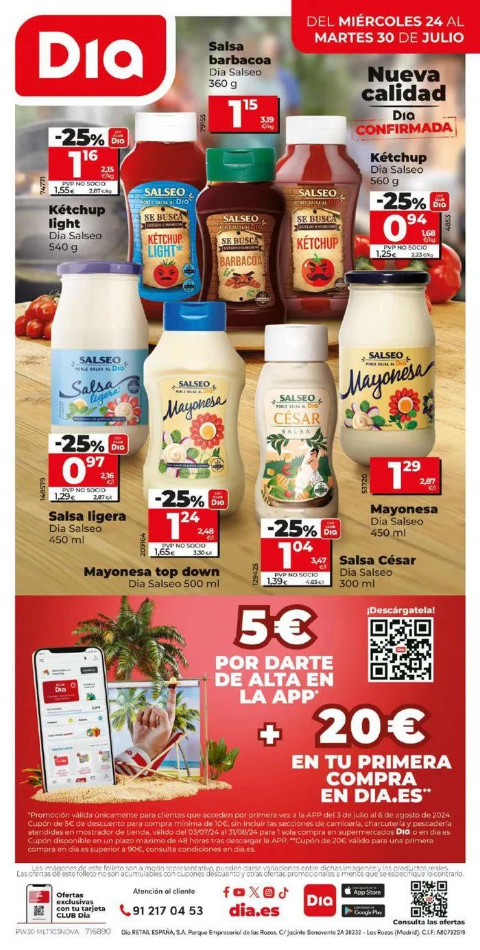 Catálogo de Ofertas Dia 24 de julio al 30 de julio 2024 - Página 12