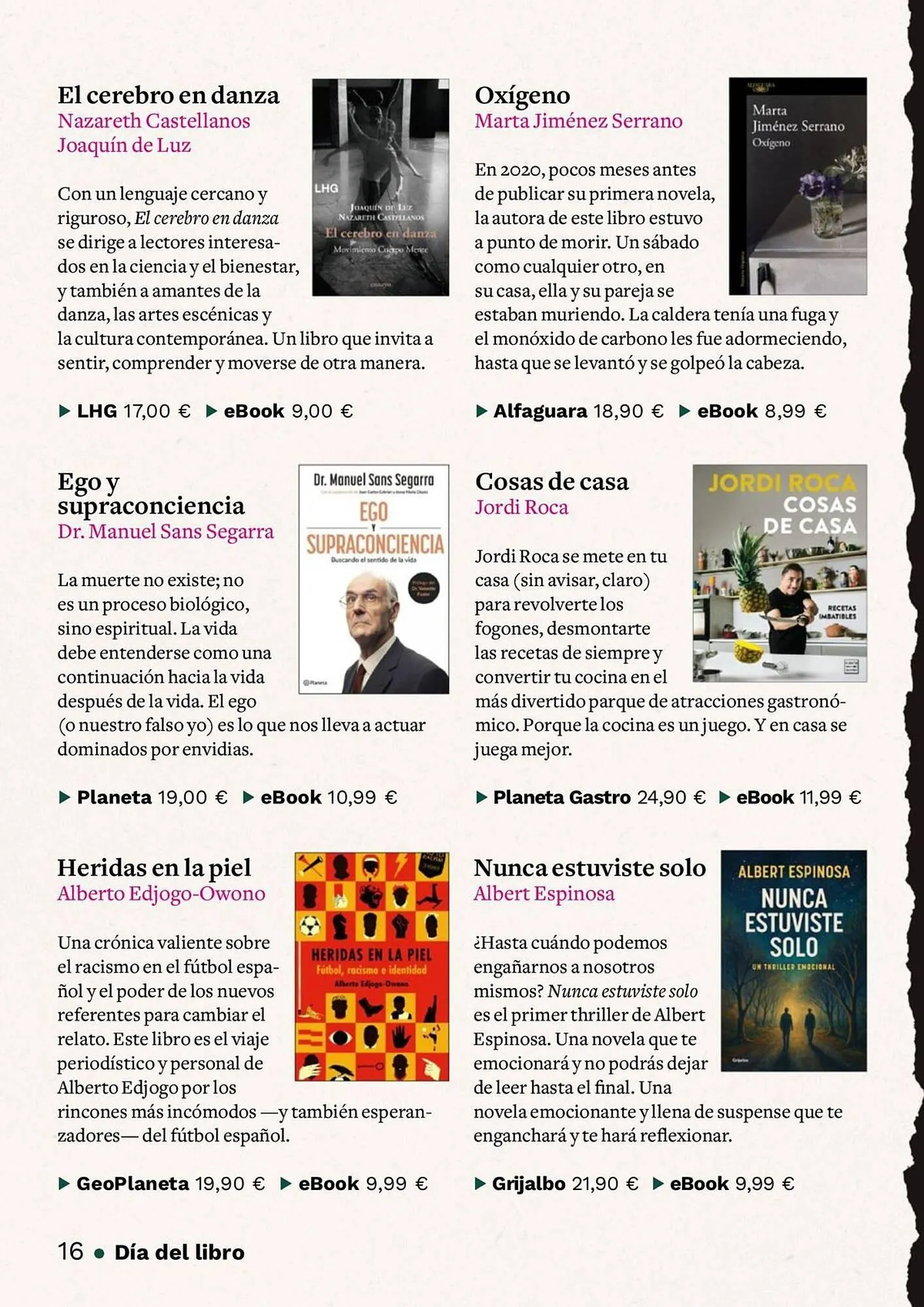 Catálogo de Catálogo Casa del Libro 1 de abril al 22 de abril 2026 - Página 16