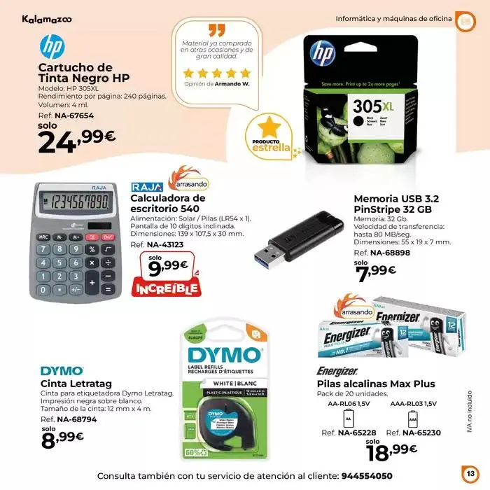 Catálogo de Staples Kalamazoo 50 Productos TOP 25 de febrero al 31 de marzo 2025 - Página 13