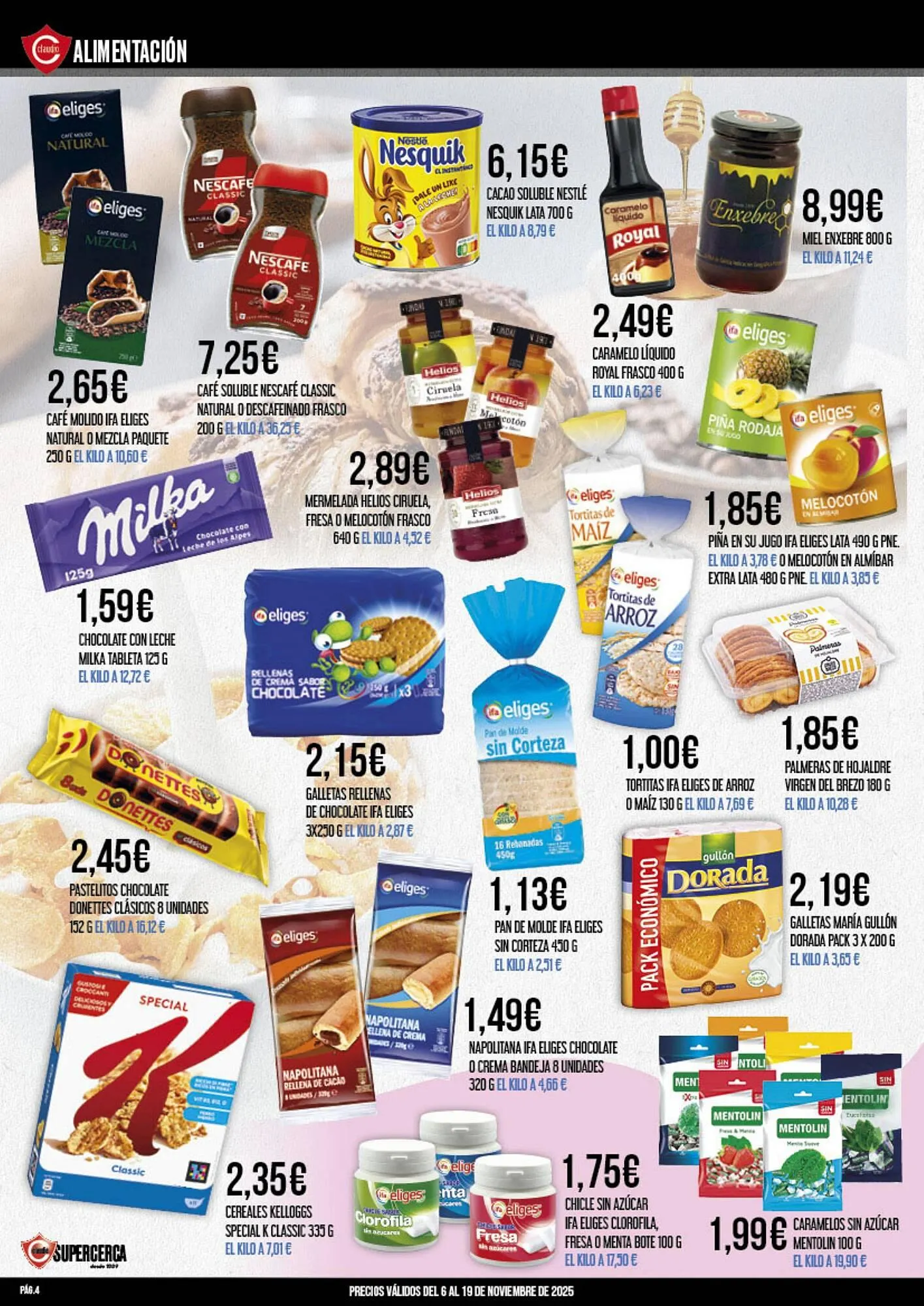 Catálogo de Folleto Claudio 6 de noviembre al 19 de noviembre 2025 - Página 4