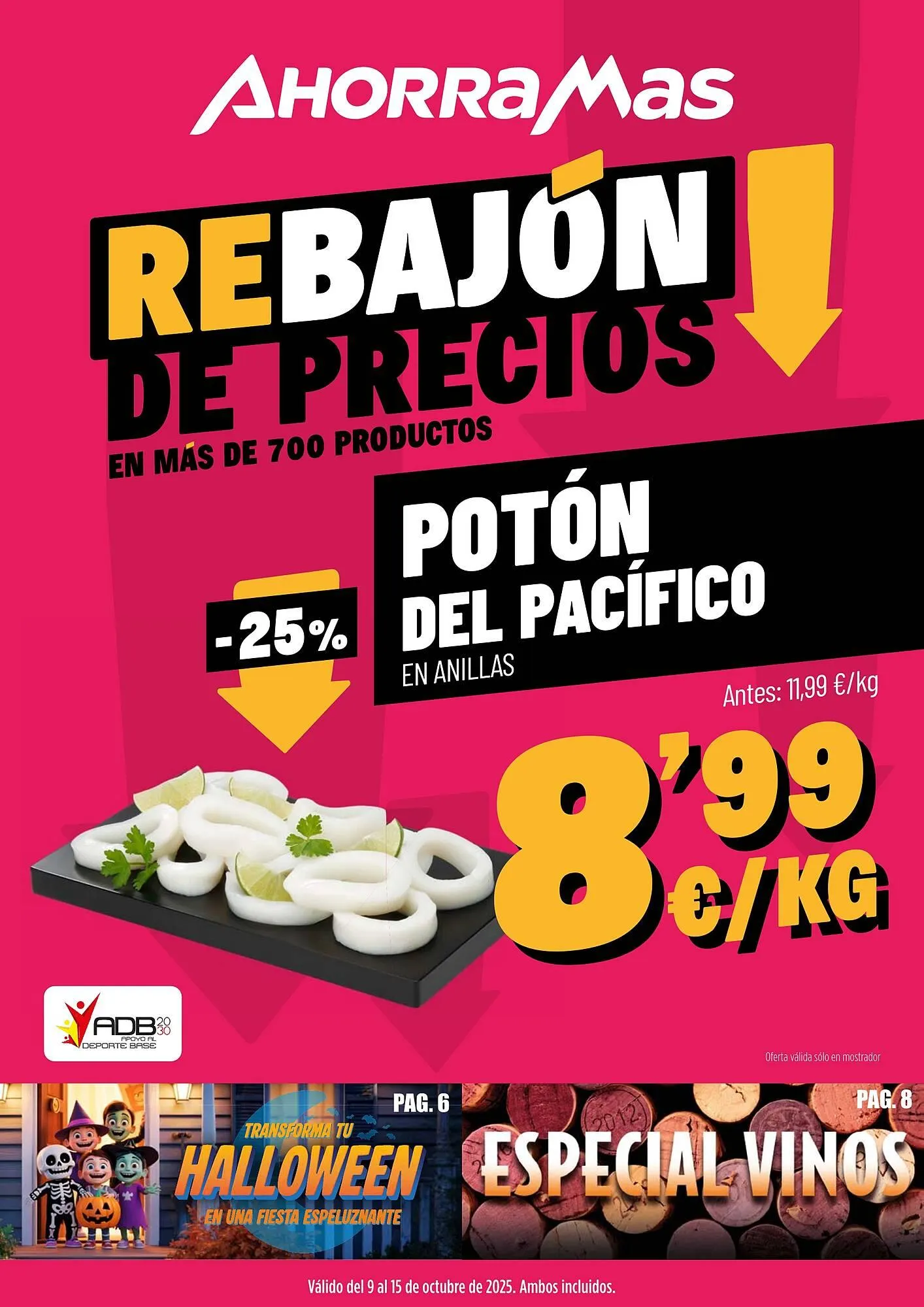 Catálogo de Folleto AhorraMas 9 de octubre al 15 de octubre 2025 - Página 1