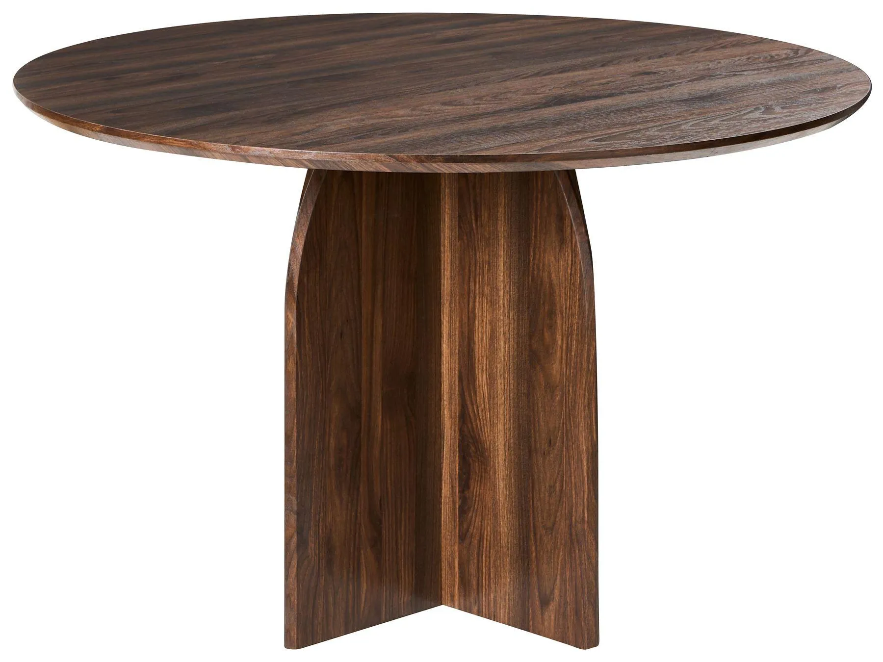 Mesa de comedor YARRA Marrón oscuro 120 cm 120 cm