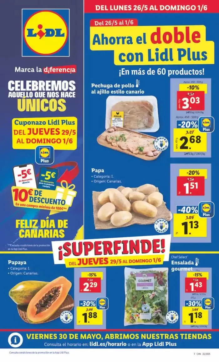 Catálogo de № 1 PRECIO - Ofertas válidas del 26/05 al 01/06 26 de mayo al 1 de junio 2025 - Página 1