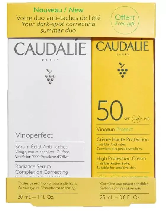 Caudalie Vinoperfect Sérum 30 ml + Regalo Vinosun Ocean Protect Fluido SPF50+ 25 ml