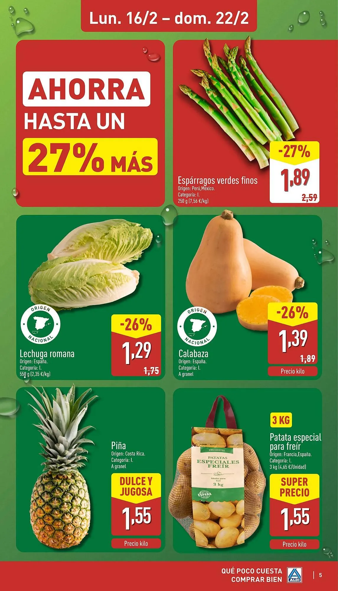 Catálogo de Folleto ALDI 16 de febrero al 22 de febrero 2026 - Página 5