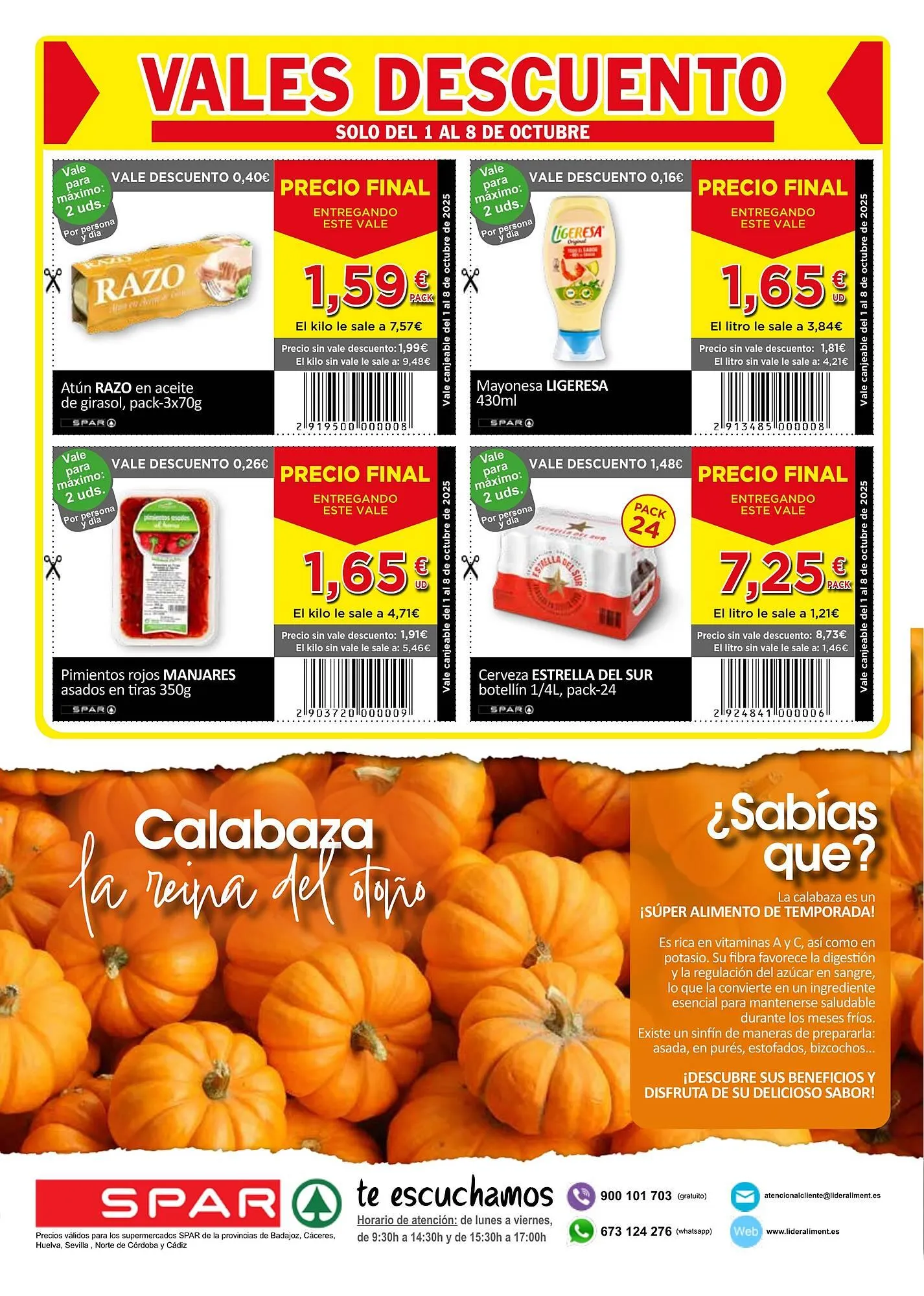 Catálogo de Folleto SPAR 1 de octubre al 16 de octubre 2025 - Página 12