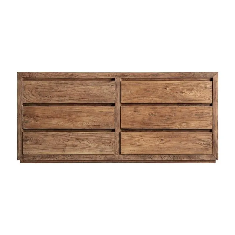 Elm wood chest of drawers · Norvik 180cm