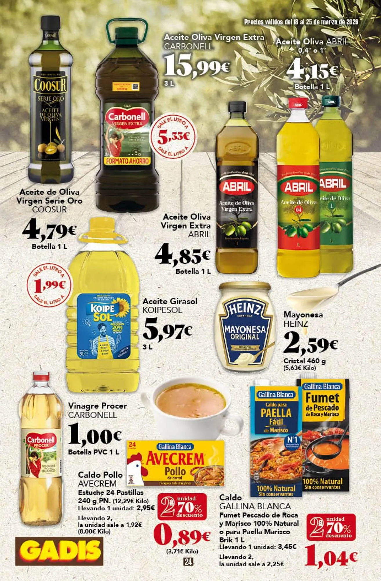 Catálogo de Folleto Gadis 18 de marzo al 25 de marzo 2026 - Página 24