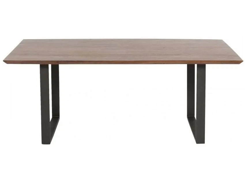 Mesa Symphony oscuro acero bruto 160x80