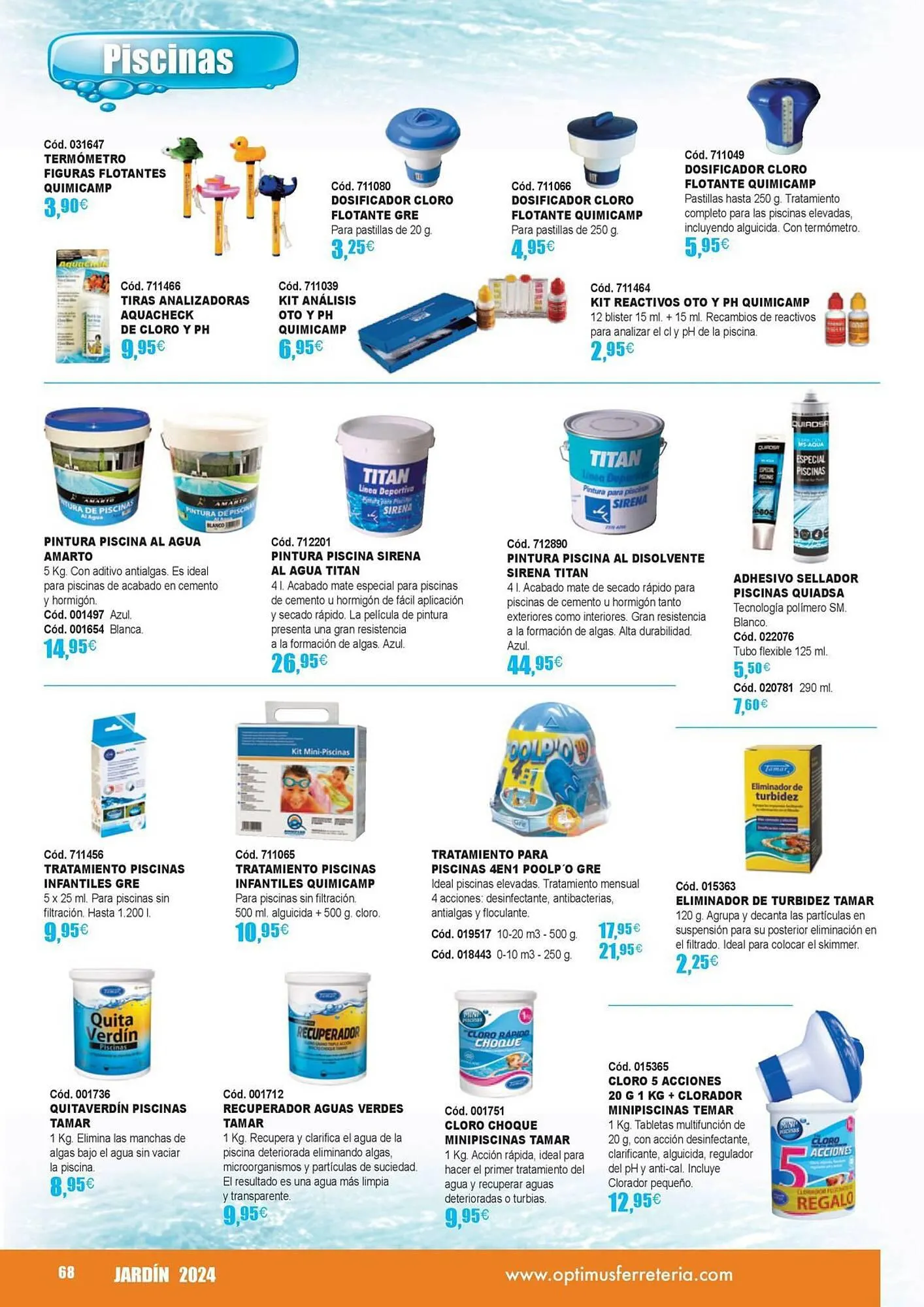 Catálogo de Folleto Optimus 21 de marzo al 31 de agosto 2024 - Página 68