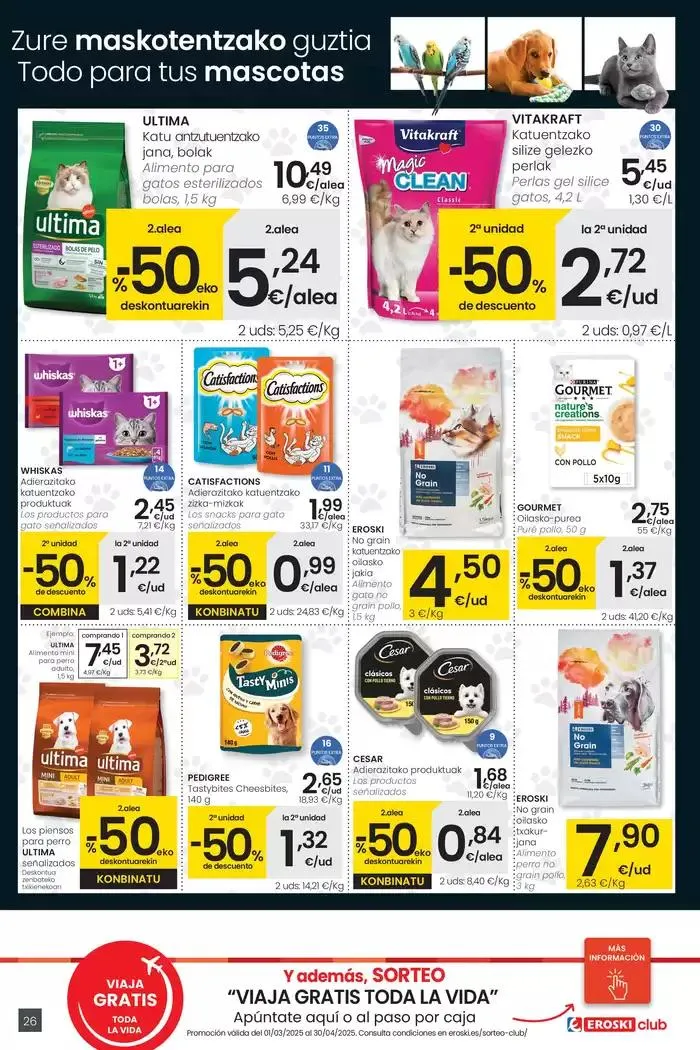 Catálogo de Prezio merkeagoa EROSKI CENTER 13 de marzo al 26 de marzo 2025 - Página 26
