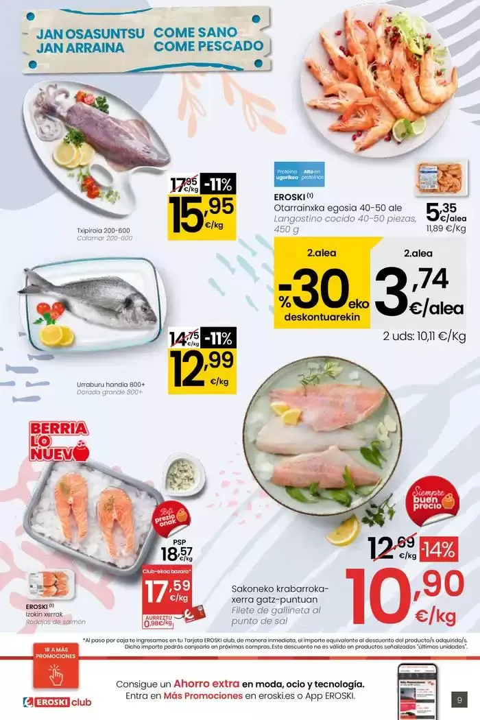 Catálogo de AUKERA OFERTA HIPERMERKATUAK EROSKI 2 de mayo al 13 de mayo 2025 - Página 9