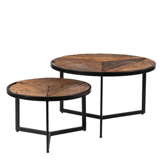 Set de 2 Mesas de Centro KIAN