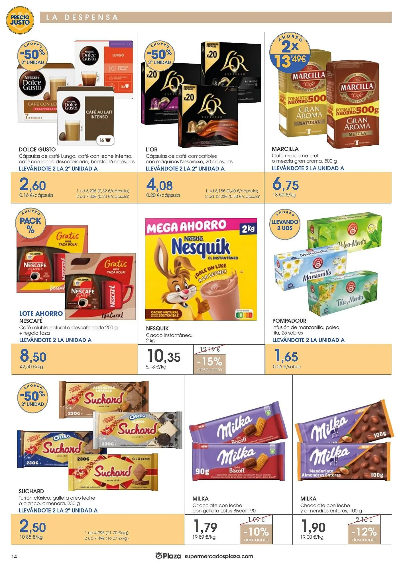 Catálogo de Folleto Supermercados Plaza 2 de octubre al 15 de octubre 2025 - Página 14