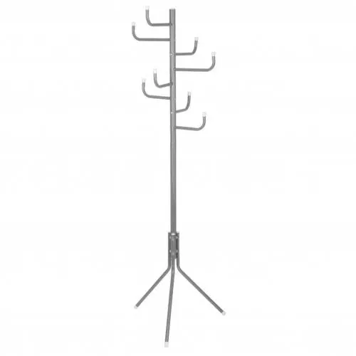 PERCHERO DE METAL GRIS