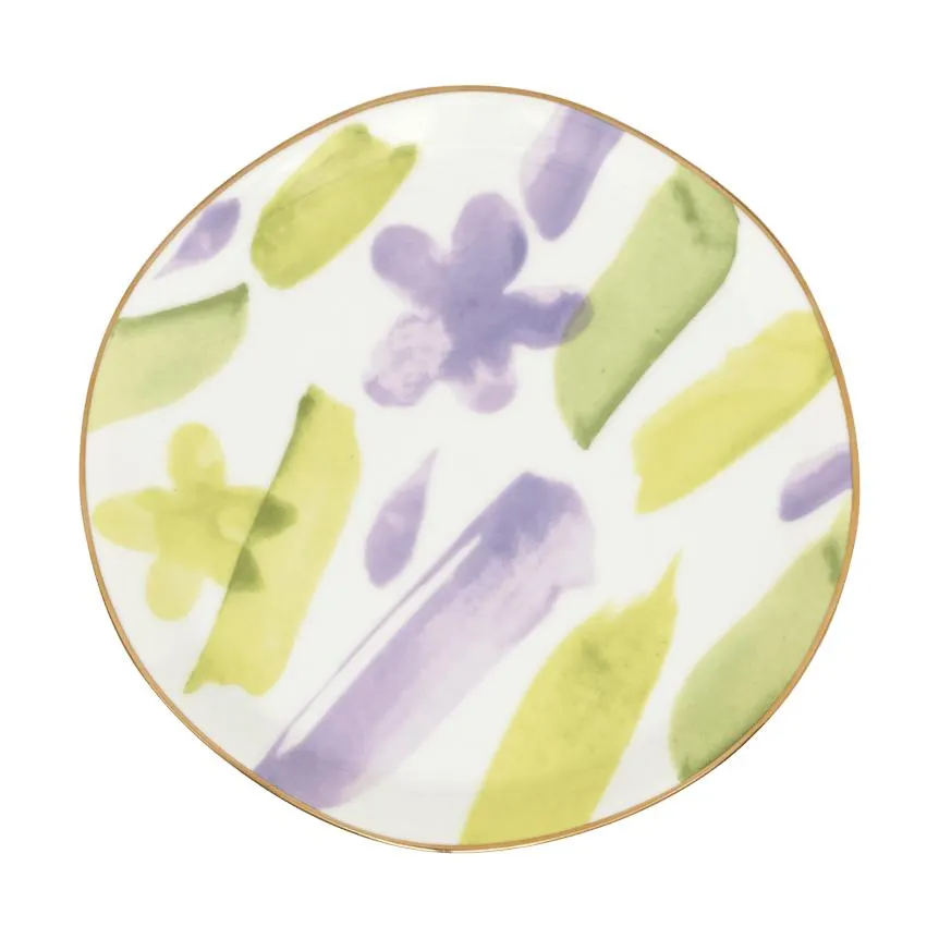 Good Morning plate 17 cm white