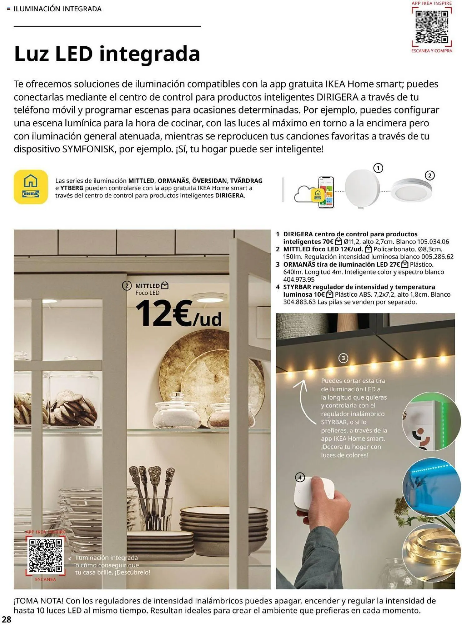Catálogo de Folleto IKEA Iluminación 4 de septiembre al 31 de enero 2025 - Página 28