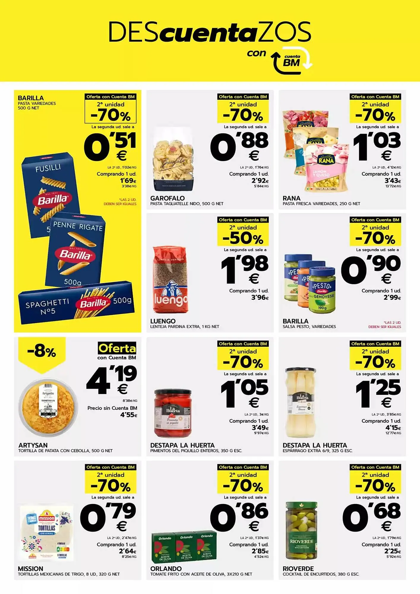 Catálogo de Folleto BM Supermercados 26 de marzo al 8 de abril 2025 - Página 2