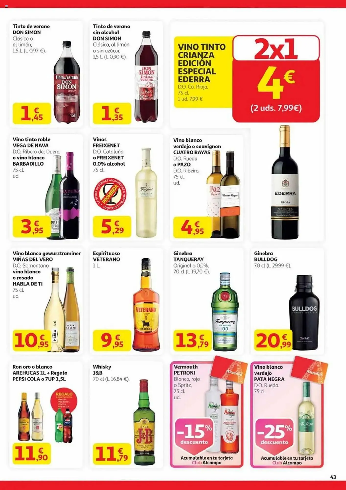 Catálogo de Folleto Alcampo 14 de agosto al 27 de agosto 2025 - Página 43