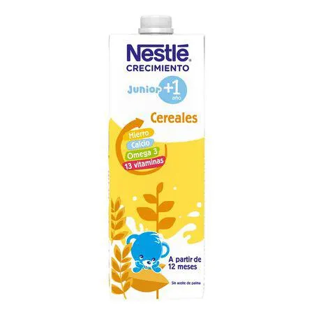 Leche crecimiento Nestlé junior cereales desde 12meses 1l