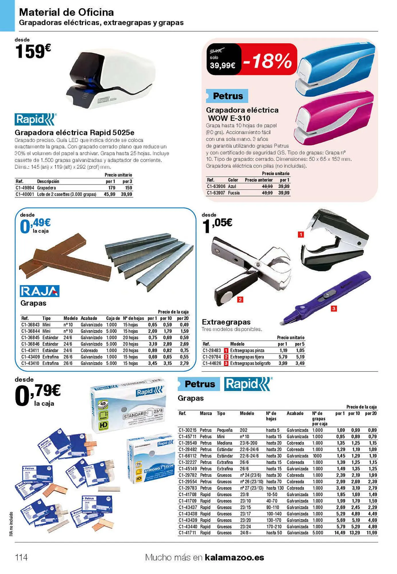 Catálogo de Folleto Staples Kalamazoo 27 de enero al 31 de julio 2023 - Página 114