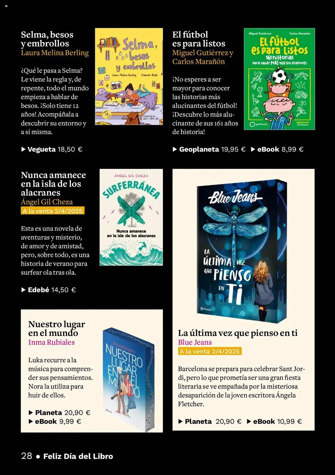 Catálogo de Folleto Casa del Libro 7 de abril al 22 de abril 2025 - Página 28